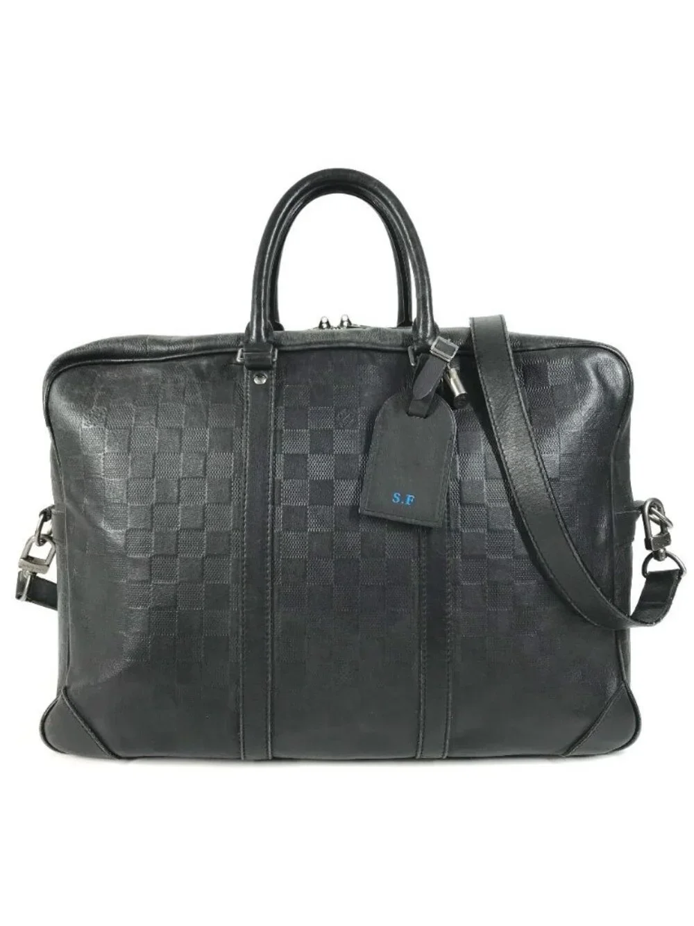 Louis Vuitton Business Bag Porte Documents Voyage GM Damier Infini Leather Onyx